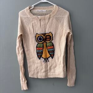 Woolrich Wool Cream Owl Sweater